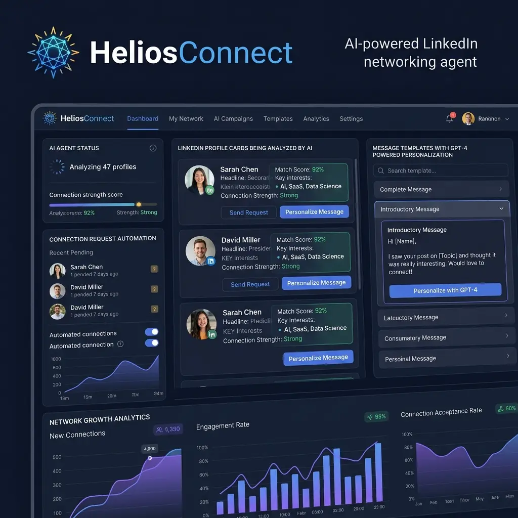 HeliosConnect – AI Networking Agent